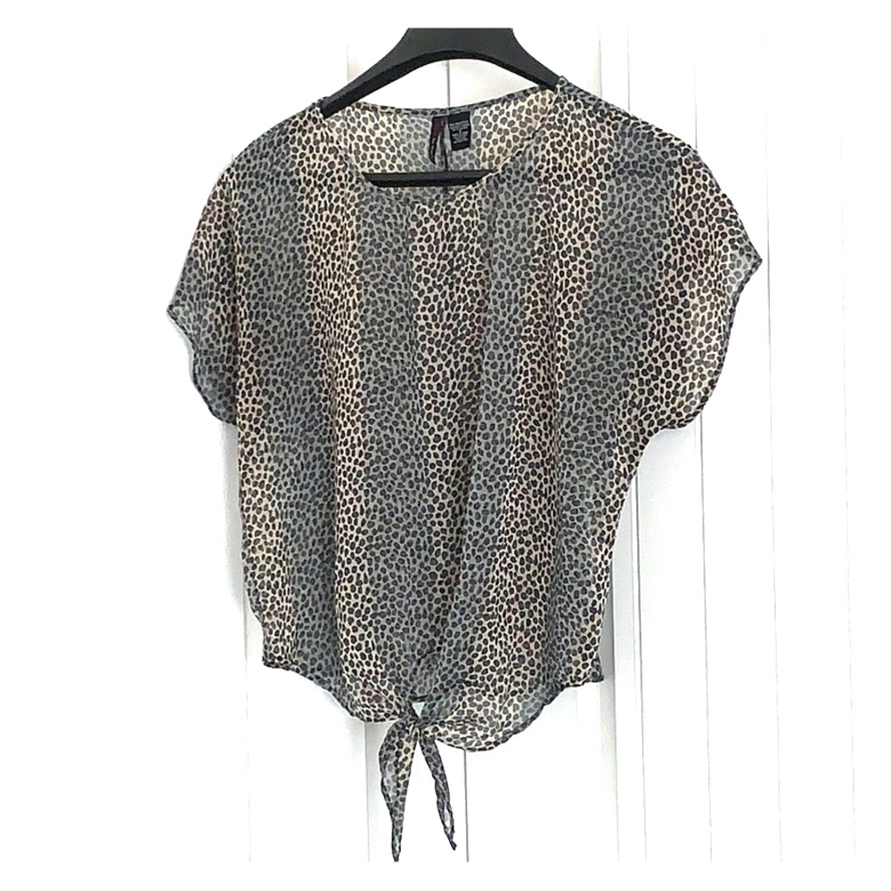 Leopard Print Blouse